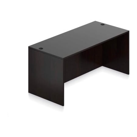 Gec Offices To Go Desk Shell - 66" x 30" - Espresso SL6630DS-AEL